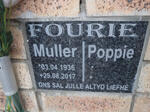 FOURIE Muller 1936-2017 & Poppie