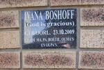 BOSHOFF Ivana 2009-2009