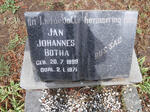 BOTHA Jan Johannes 1899-1971