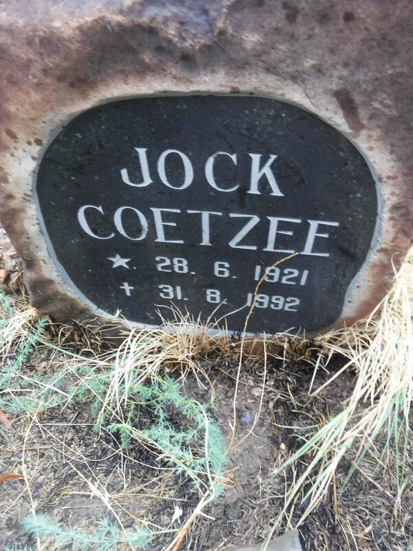 COETZEE Jock 1921-1992