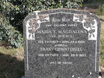 ? Frans Christoffel 1872-1957 & Maria E. Magdalena FOURIE 1877-1949