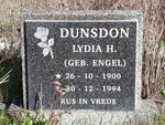 DUNSDON Lydia H. nee ENGEL 1900-1994