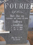 FOURIE Andries Jonathan 1908-1991