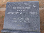 FOURIE Anthony J.H. 1889-1977