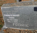 FOURIE Hendrik Reynhardt 1893-1949