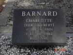BARNARD Charlotte nee JOUBERT 1901-1982