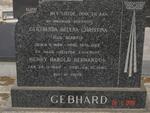 GEBHARD Henry Harold Bernardus 1898-1960 & Gertruida Helena Christina HERBST 1889-1953