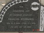 JOUBERT Francois Stephanus 1884-1958