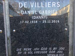 VILLIERS Daniel Gabriël, de 1938-2016
