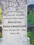 ROBERTSON Augustus Harold -1924