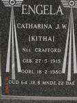 ENGELA Catharina J.W. nee CRAFFORD 1915-1980