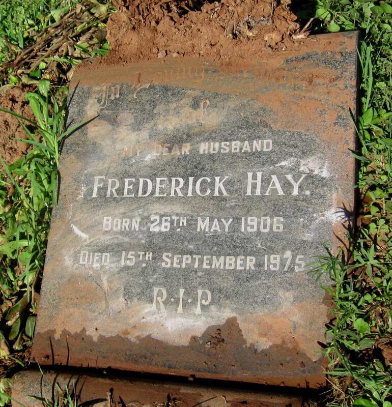 HAY Frederick 1906-1975