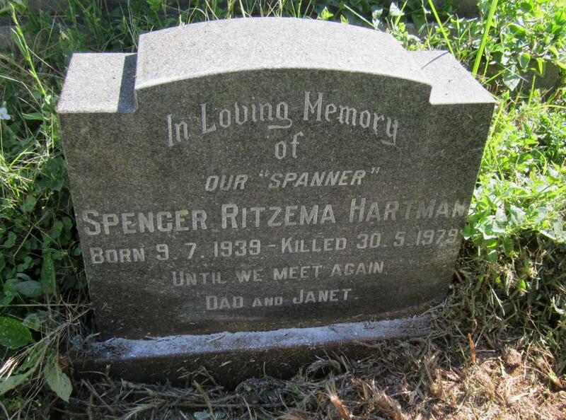 HARTMAN Spencer Ritzema 1939-1979