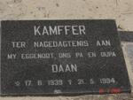 KAMFFER Daan 1939-1994
