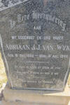 WYK Adriaan J.J., van 1880-1945