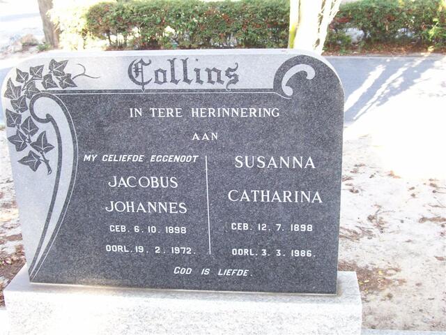 COLLINS Jacobus Johannes 1898-1972 & Susanna Catharina 1898-1986