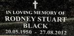BLACK Rodney Stuart 1950-2012