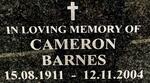 BARNES Cameron 1911-2004
