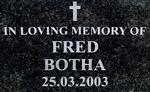 BOTHA Fred -2003