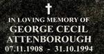 ATTENBOROUGH George Cecil 1908-1994