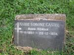 CASTEL Marie Simone nee HOMAN 1897-1974