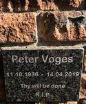 VOGES Peter 1936-2019