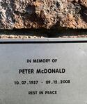 MCDONALD Peter 1957-2008