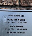 NORRIS John 1915-2009 & Dorothy 1915-2006