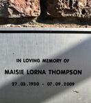 THOMPSON Maisie Lorna 1930-2009
