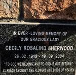 SHERWOOD Cecily Rosalind 1913-2004
