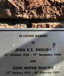 ENGLISH John Mayne 1922-2013 & Joan A.S. 1922-2004