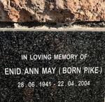 MAY Enid Ann nee PIKE 1941-2004