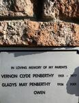 PENBERTHY Vernon Clyde 1901-1977 & Gladys May 1906-2001