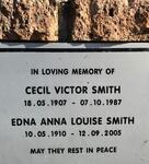 SMITH Cecil Victor 1907-1987 & Edna Anna Louise 1910-2005