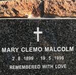 MALCOLM Mary Clemo 1899-1996