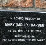 BARBER Mary 1920-2005
