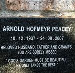 PEACEY Arnold Hofmeyr 1937-2007