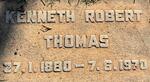 THOMAS Kenneth Robert 1880-1970