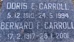 CARROLL Bernard F. 1917-2001 & Doris E. 1918-1994