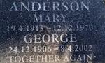 ANDERSON George 1906-2002 & Mary 1913-1970