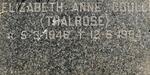 COULL Elizabeth Anne nee THALROSE 1946-19?4