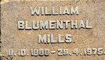 MILLS William Blumenthal 1888-1975