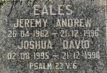 EALES Jeremy Andrew 1962-1996 :: EALES Joshua David 1995-1996