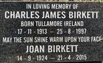 BIRKETT Charles James 1913-1997 & Joan 1924-2015