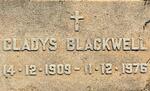 BLACKWELL Gladys 1909-1976