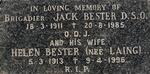 BESTER Jack 1911-1985 & Helen LAING 1913-1996