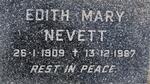 NEVETT Edith Mary 1909-1987