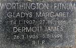 FITNUM Dermott James, WORTHINGTON 1906-1998 & Gladys Margaret 1907-1986