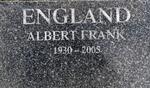 ENGLAND Albert Frank 1930-2005