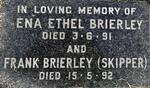 BRIERLEY Frank -1992 & Ena Ethel -1991